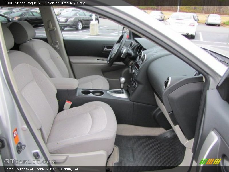 Silver Ice Metallic / Gray 2008 Nissan Rogue SL