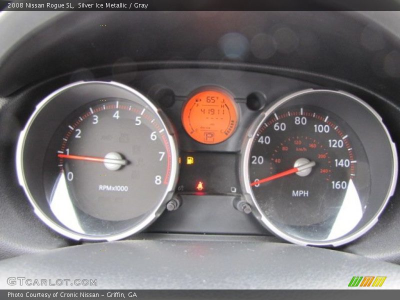 Silver Ice Metallic / Gray 2008 Nissan Rogue SL