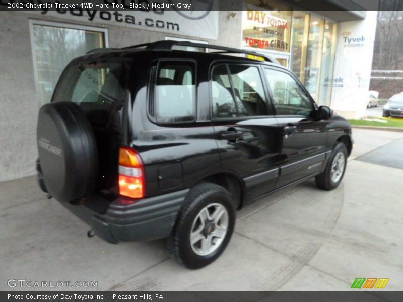 Black / Medium Gray 2002 Chevrolet Tracker 4WD Hard Top