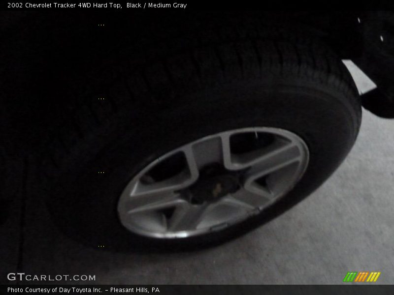 Black / Medium Gray 2002 Chevrolet Tracker 4WD Hard Top