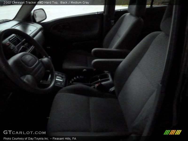 Black / Medium Gray 2002 Chevrolet Tracker 4WD Hard Top