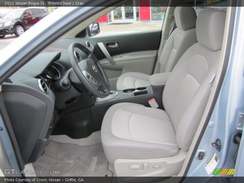 Front Seat of 2012 Rogue SV