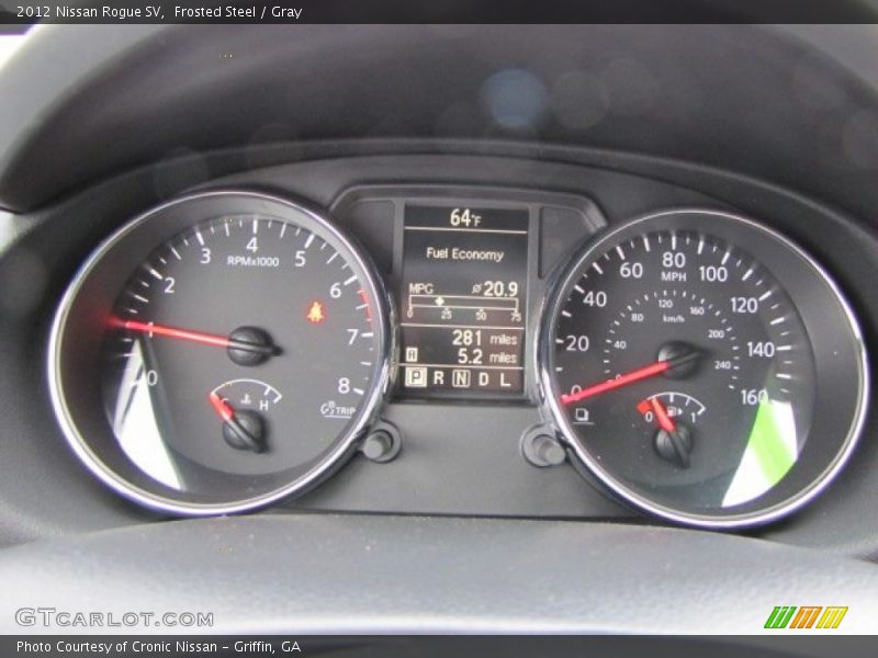 Frosted Steel / Gray 2012 Nissan Rogue SV