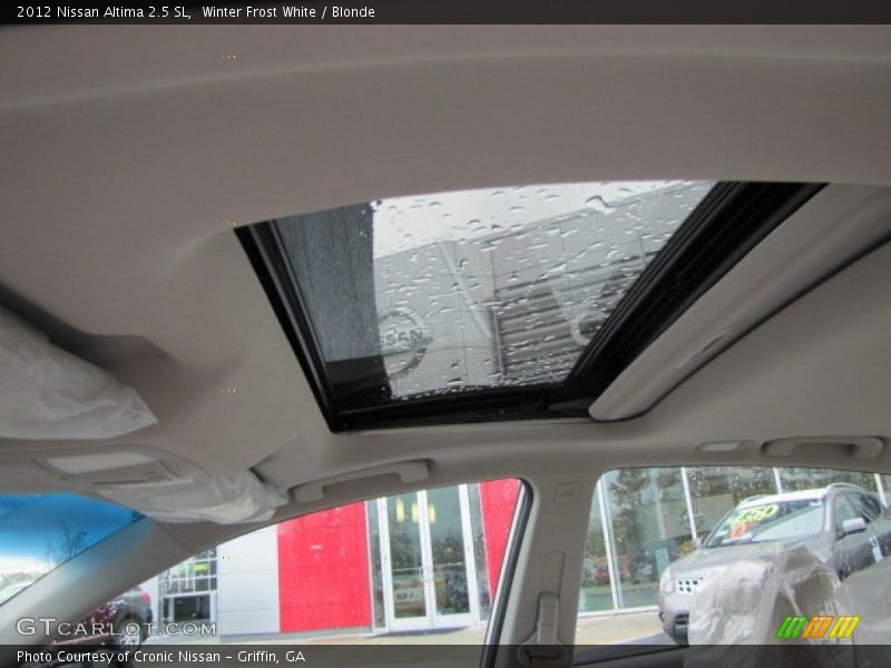 Winter Frost White / Blonde 2012 Nissan Altima 2.5 SL