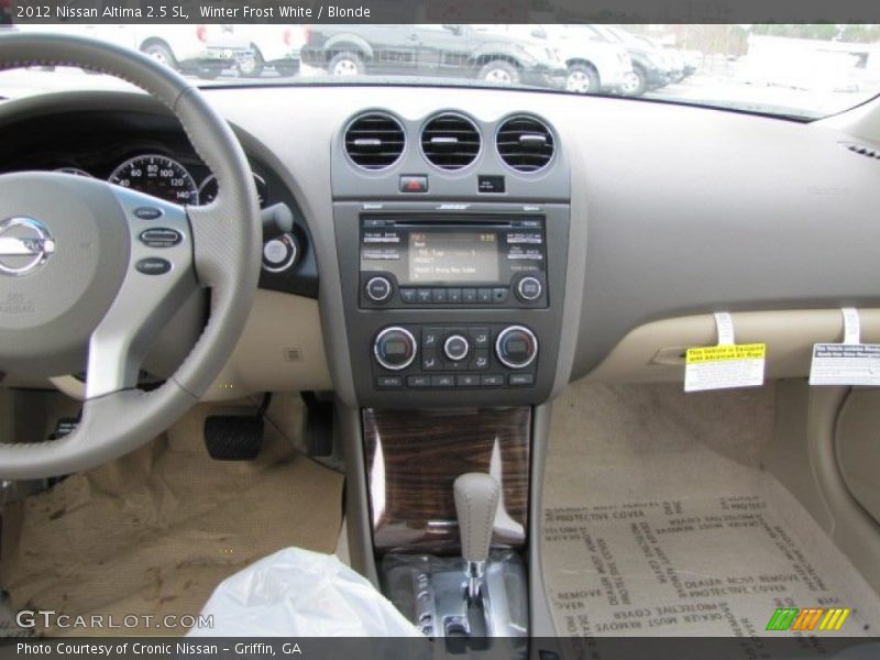 Winter Frost White / Blonde 2012 Nissan Altima 2.5 SL