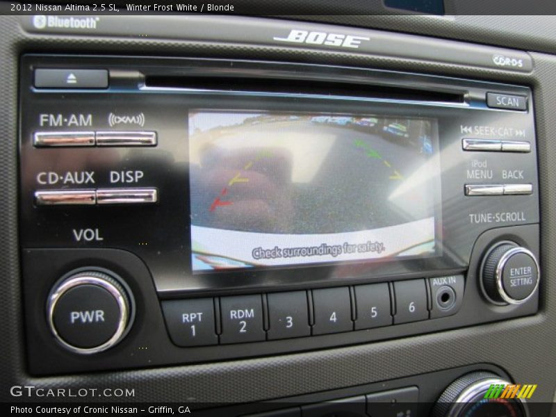 Winter Frost White / Blonde 2012 Nissan Altima 2.5 SL