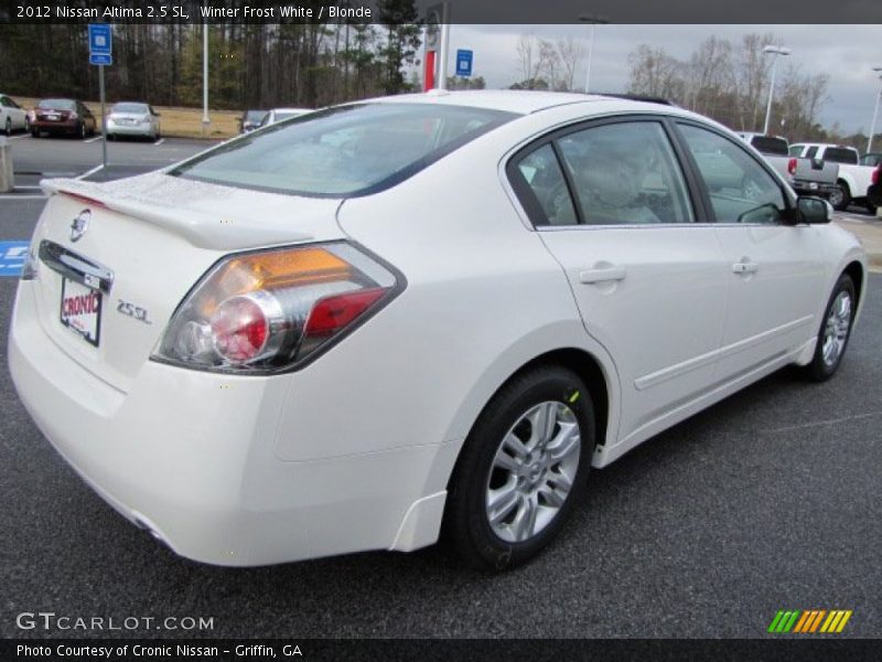 Winter Frost White / Blonde 2012 Nissan Altima 2.5 SL