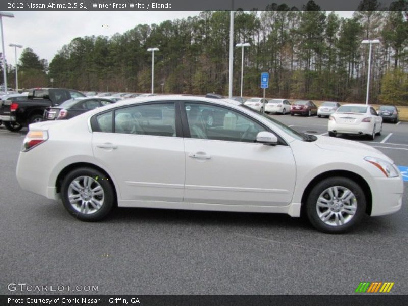 Winter Frost White / Blonde 2012 Nissan Altima 2.5 SL