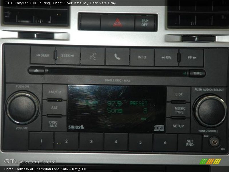 Bright Silver Metallic / Dark Slate Gray 2010 Chrysler 300 Touring