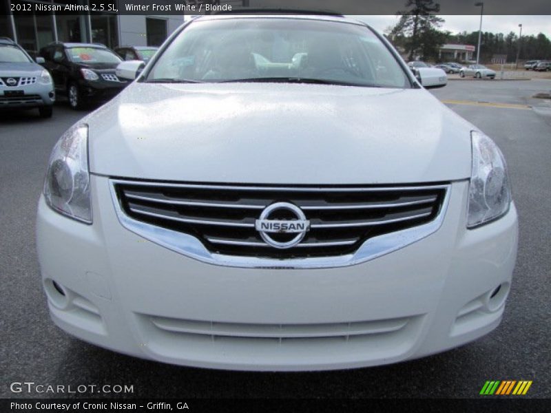 Winter Frost White / Blonde 2012 Nissan Altima 2.5 SL