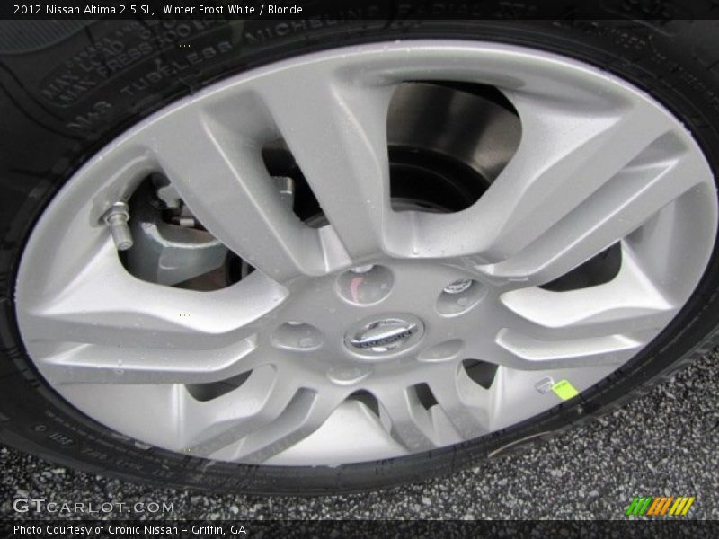 Winter Frost White / Blonde 2012 Nissan Altima 2.5 SL