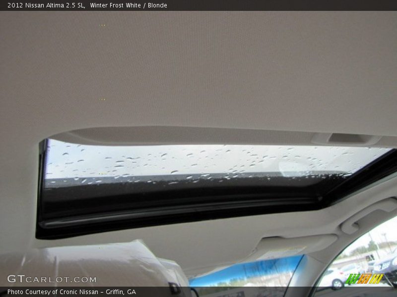 Winter Frost White / Blonde 2012 Nissan Altima 2.5 SL