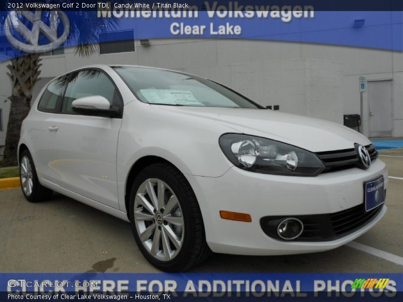 Candy White / Titan Black 2012 Volkswagen Golf 2 Door TDI