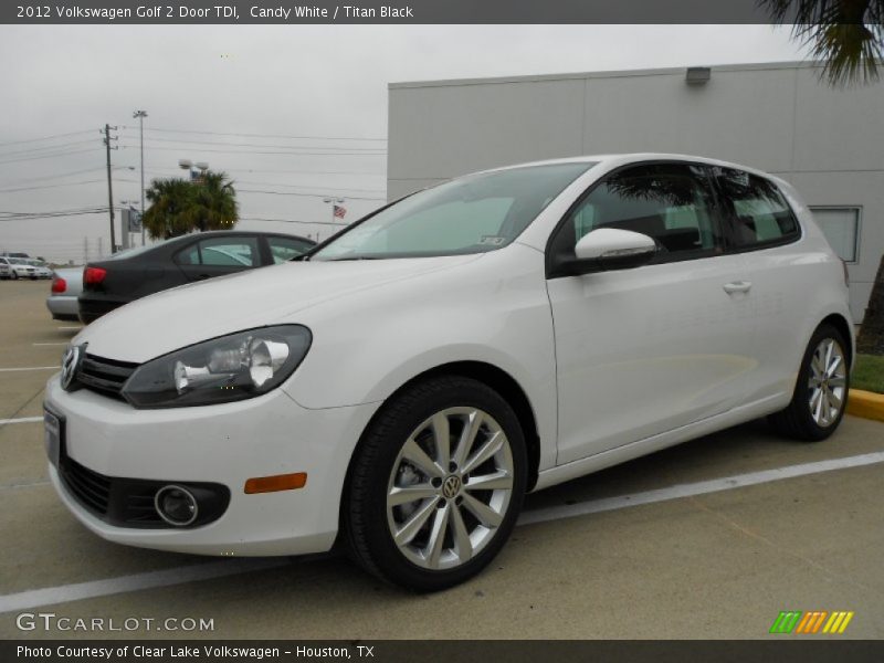 Candy White / Titan Black 2012 Volkswagen Golf 2 Door TDI