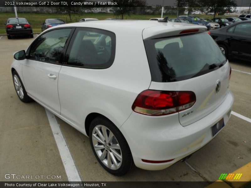 Candy White / Titan Black 2012 Volkswagen Golf 2 Door TDI