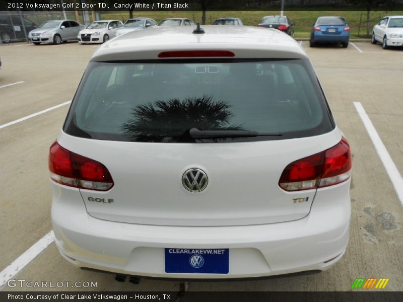 Candy White / Titan Black 2012 Volkswagen Golf 2 Door TDI