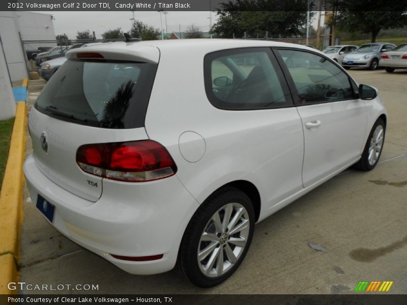 Candy White / Titan Black 2012 Volkswagen Golf 2 Door TDI