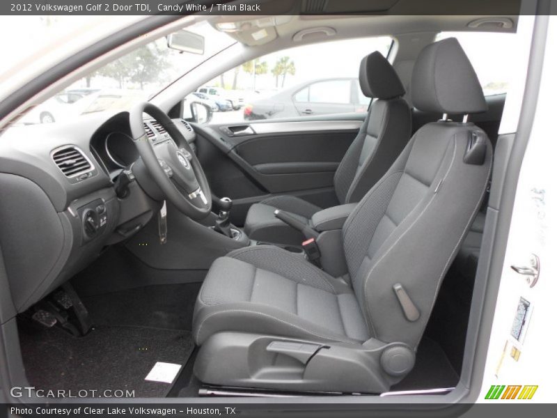  2012 Golf 2 Door TDI Titan Black Interior