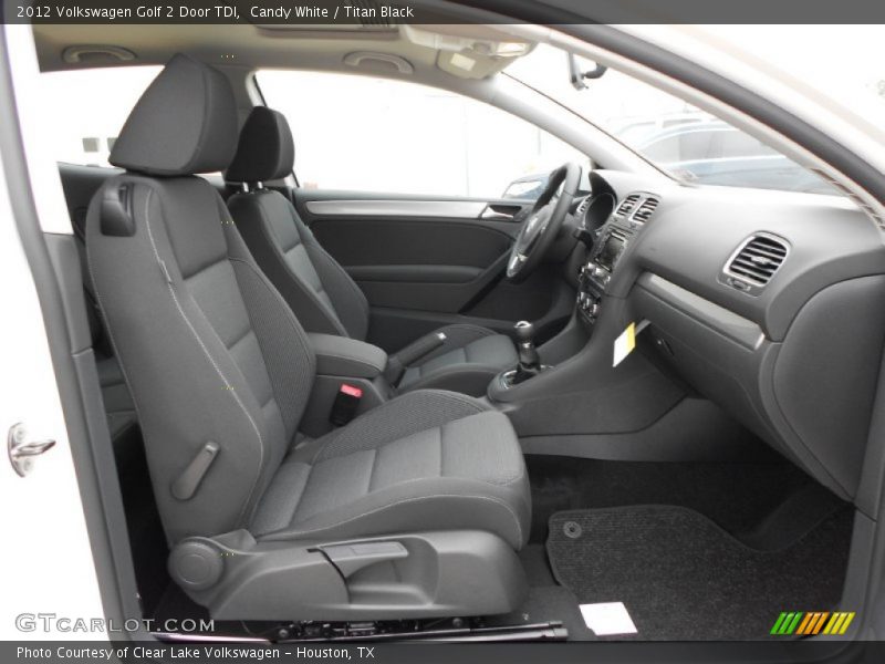  2012 Golf 2 Door TDI Titan Black Interior