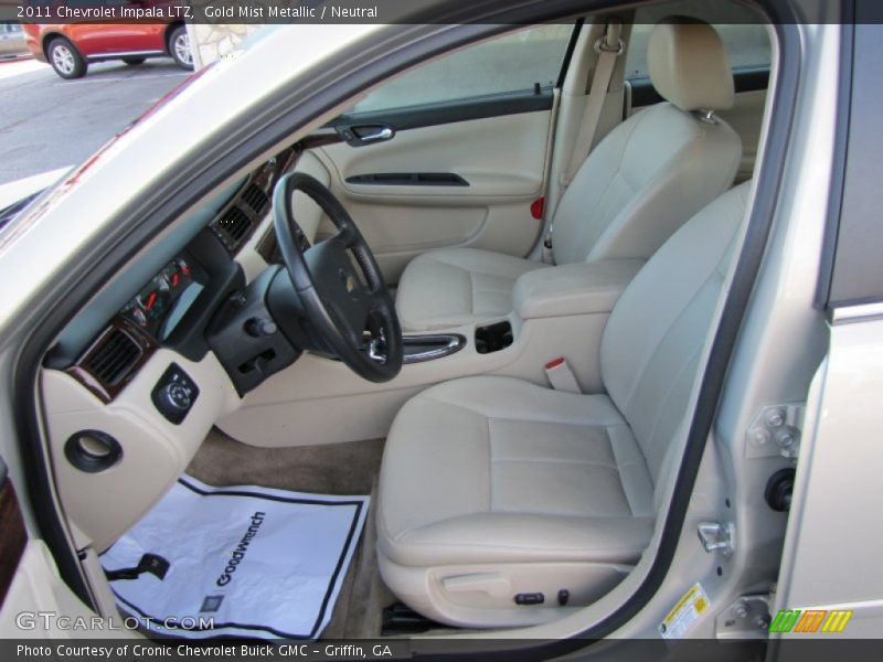 Gold Mist Metallic / Neutral 2011 Chevrolet Impala LTZ
