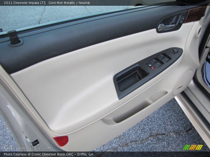 Gold Mist Metallic / Neutral 2011 Chevrolet Impala LTZ