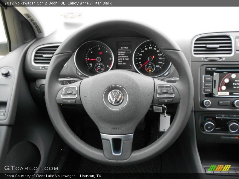  2012 Golf 2 Door TDI Steering Wheel