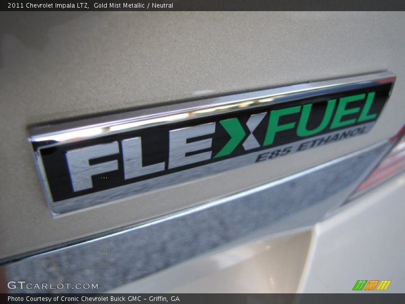 Gold Mist Metallic / Neutral 2011 Chevrolet Impala LTZ