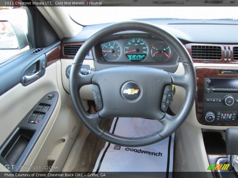 Gold Mist Metallic / Neutral 2011 Chevrolet Impala LTZ