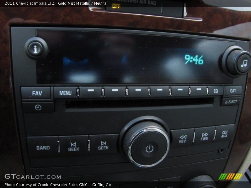 Gold Mist Metallic / Neutral 2011 Chevrolet Impala LTZ