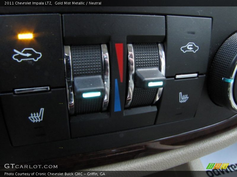 Gold Mist Metallic / Neutral 2011 Chevrolet Impala LTZ