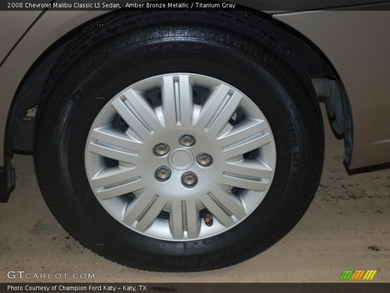 Amber Bronze Metallic / Titanium Gray 2008 Chevrolet Malibu Classic LS Sedan