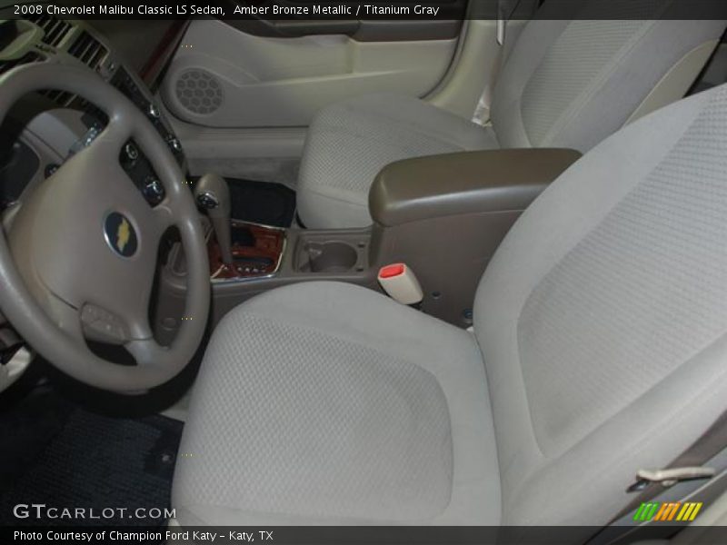 Amber Bronze Metallic / Titanium Gray 2008 Chevrolet Malibu Classic LS Sedan