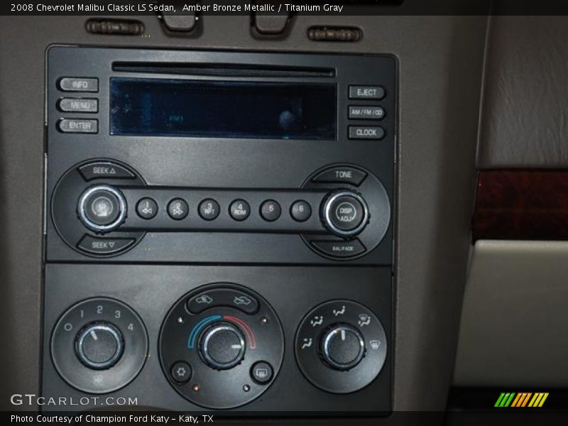 Amber Bronze Metallic / Titanium Gray 2008 Chevrolet Malibu Classic LS Sedan