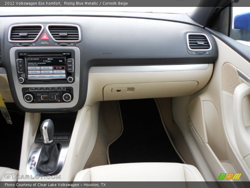 Rising Blue Metallic / Cornsilk Beige 2012 Volkswagen Eos Komfort