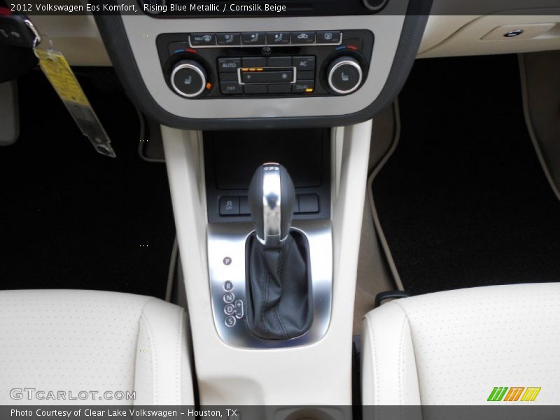 Rising Blue Metallic / Cornsilk Beige 2012 Volkswagen Eos Komfort