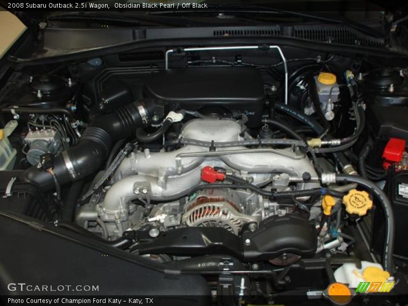 Obsidian Black Pearl / Off Black 2008 Subaru Outback 2.5i Wagon