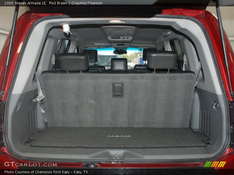 Red Brawn / Graphite/Titanium 2005 Nissan Armada LE