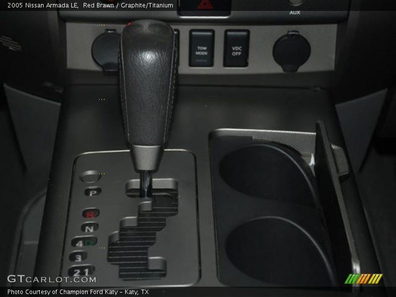 Red Brawn / Graphite/Titanium 2005 Nissan Armada LE