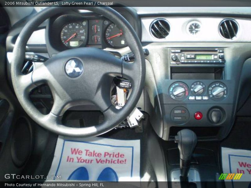 Lofty Green Pearl / Charcoal 2006 Mitsubishi Outlander LS