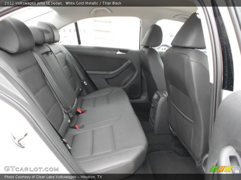 White Gold Metallic / Titan Black 2012 Volkswagen Jetta SE Sedan