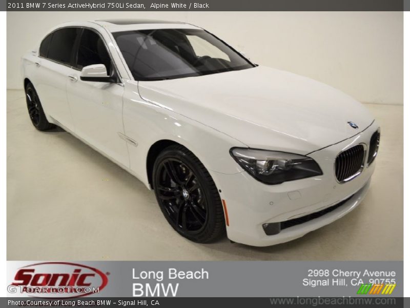 Alpine White / Black 2011 BMW 7 Series ActiveHybrid 750Li Sedan