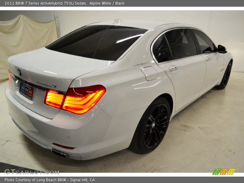 Alpine White / Black 2011 BMW 7 Series ActiveHybrid 750Li Sedan
