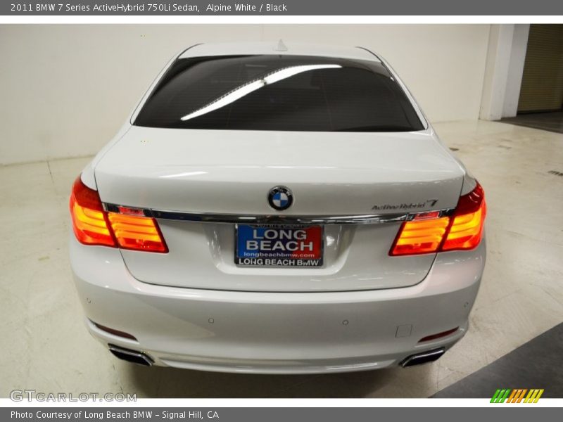 Alpine White / Black 2011 BMW 7 Series ActiveHybrid 750Li Sedan