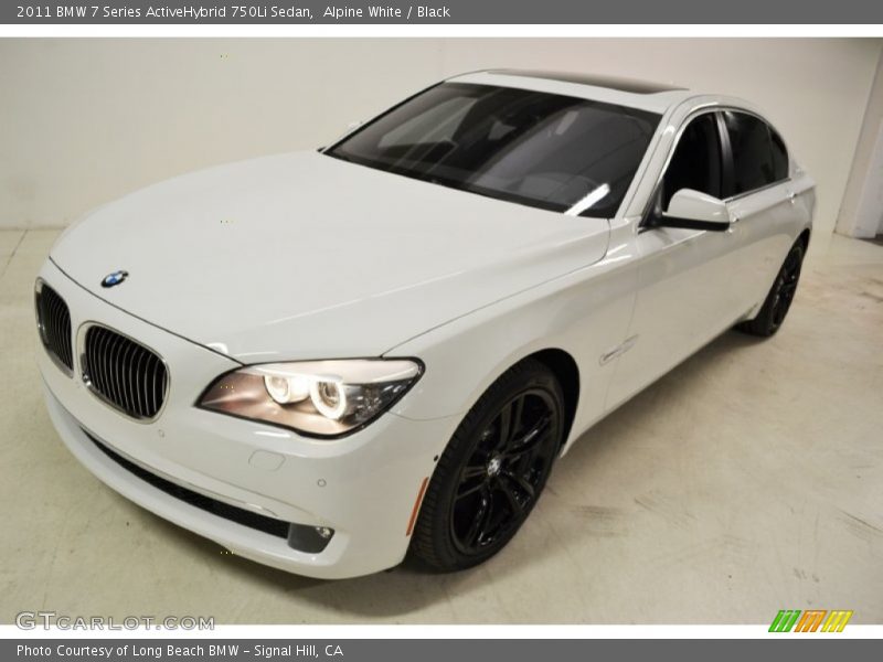 Front 3/4 View of 2011 7 Series ActiveHybrid 750Li Sedan
