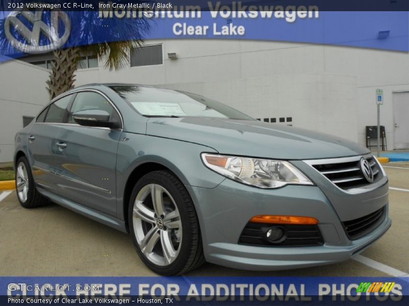 Iron Gray Metallic / Black 2012 Volkswagen CC R-Line