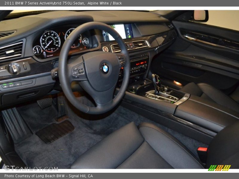 2011 7 Series ActiveHybrid 750Li Sedan Black Interior