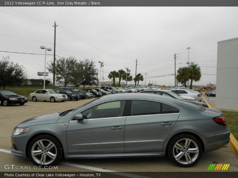 Iron Gray Metallic / Black 2012 Volkswagen CC R-Line