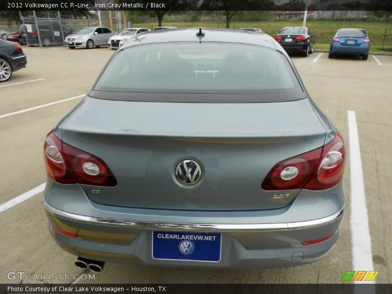 Iron Gray Metallic / Black 2012 Volkswagen CC R-Line
