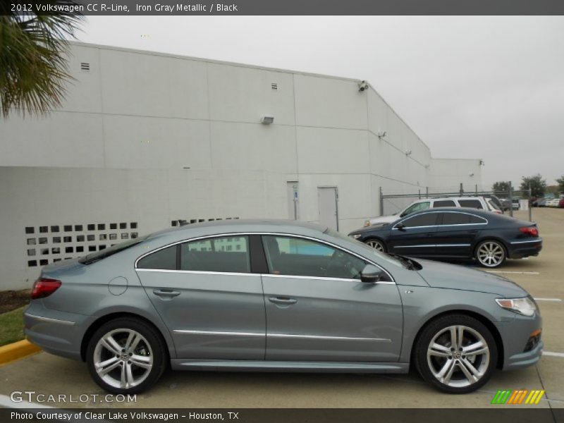 Iron Gray Metallic / Black 2012 Volkswagen CC R-Line