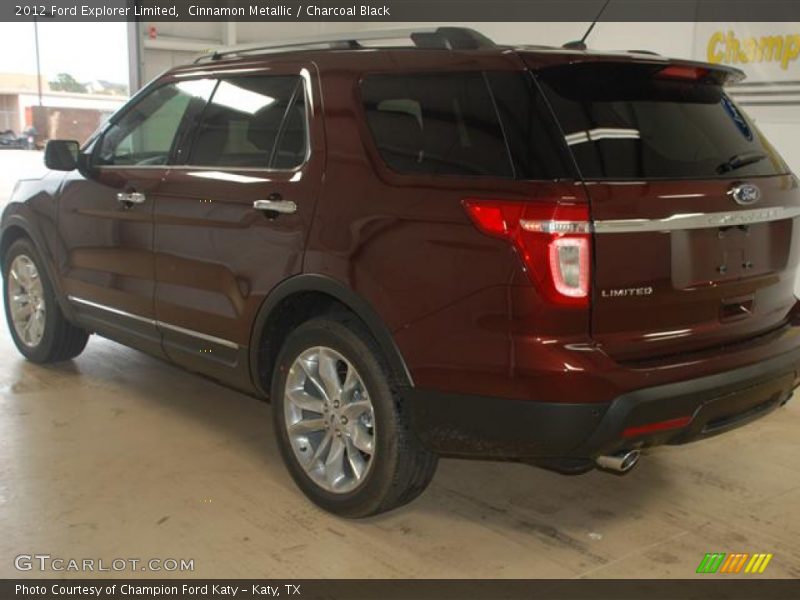 Cinnamon Metallic / Charcoal Black 2012 Ford Explorer Limited